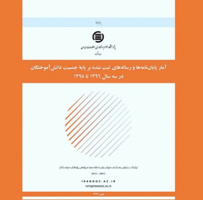 آمار پایان‌نامه‌ها و رساله‌های ثبت شده در ایرانداک بر پایه جنسیت دانش‌آموختگان منتشر شد