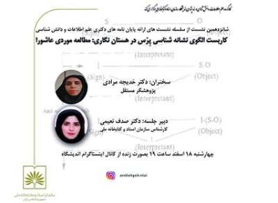 کاربست الگوی نشانه‌شناسی پِرس در هستان‌نگاری بررسی می‌شود