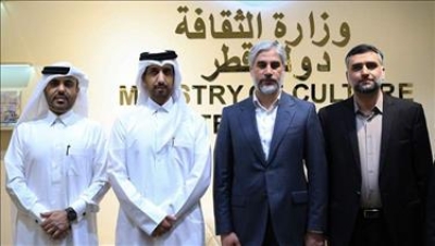 غرفه قطر در بخش بین‌الملل افتتاح شد