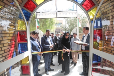کتابخانه عمومی آیت‌الله حائری اردکان بازگشایی شد