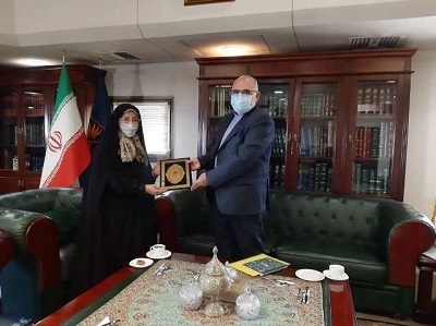 دیدار رایزن فرهنگی ایران در نیجریه با رئیس سازمان اسناد و کتابخانه ملی