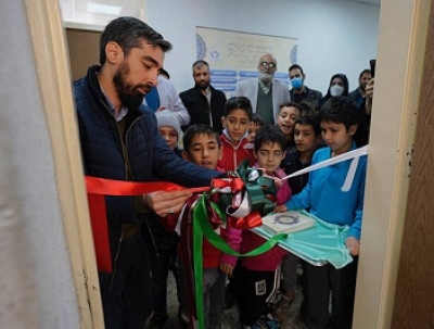کتابخانه مدرسه مکتب الأمیر(ع) افتتاح شد