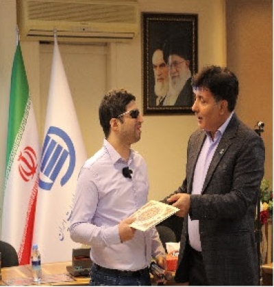 رئیس ایرانداک از کتابدار نوآور روشندل تقدیر کرد